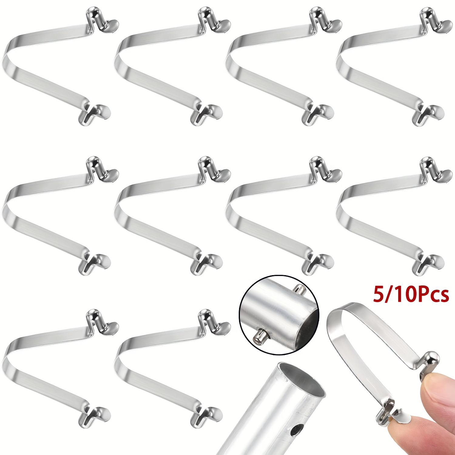 Pipe Bending Spring - 5-10pcs Double Button Kayak Paddle Snap