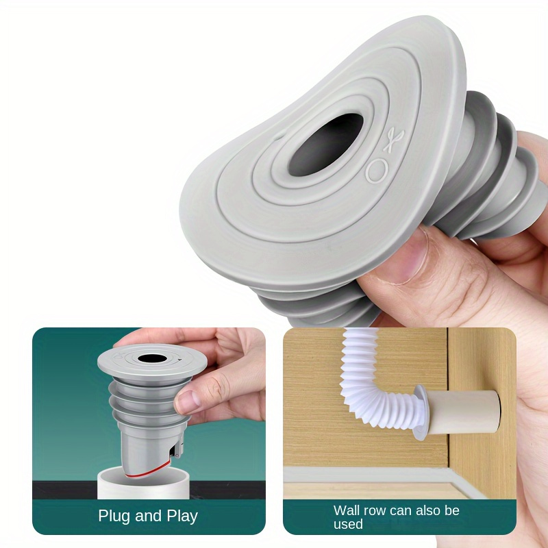 1PC Silicone Floor Drain Seal  - огляд і ціна Drain Pipe Clip
