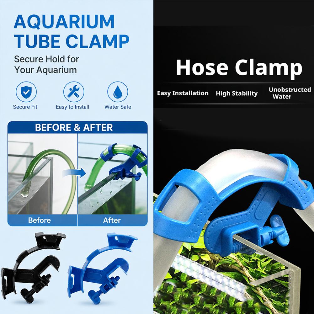 New Aquarium Filtration Holder - огляд і ціна Plastic Pipe Clip