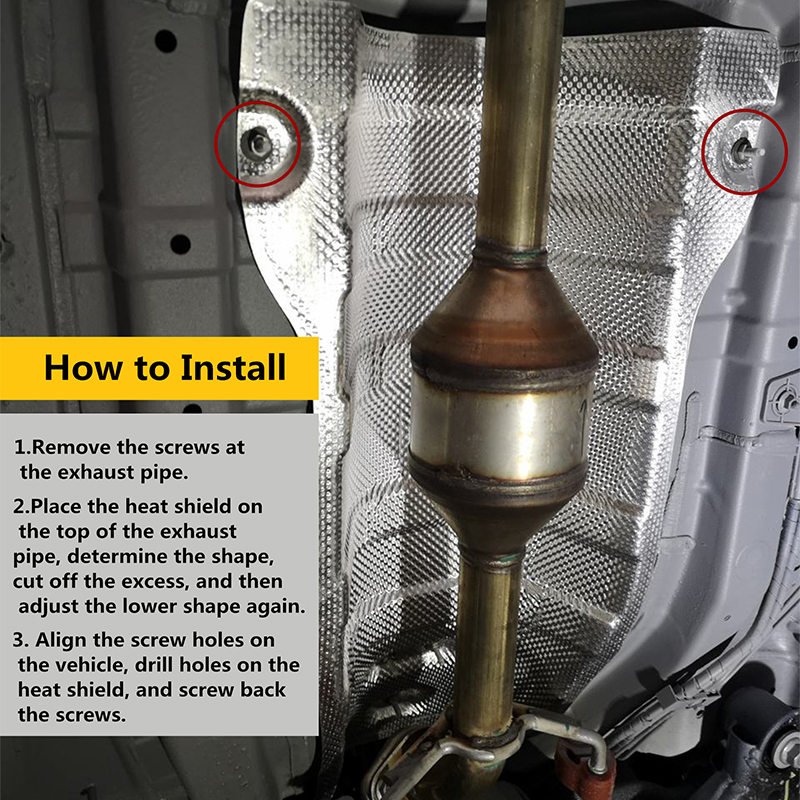 Car Embossed Aluminum Heat Shi - огляд і ціна Pipe Freeze Spray
