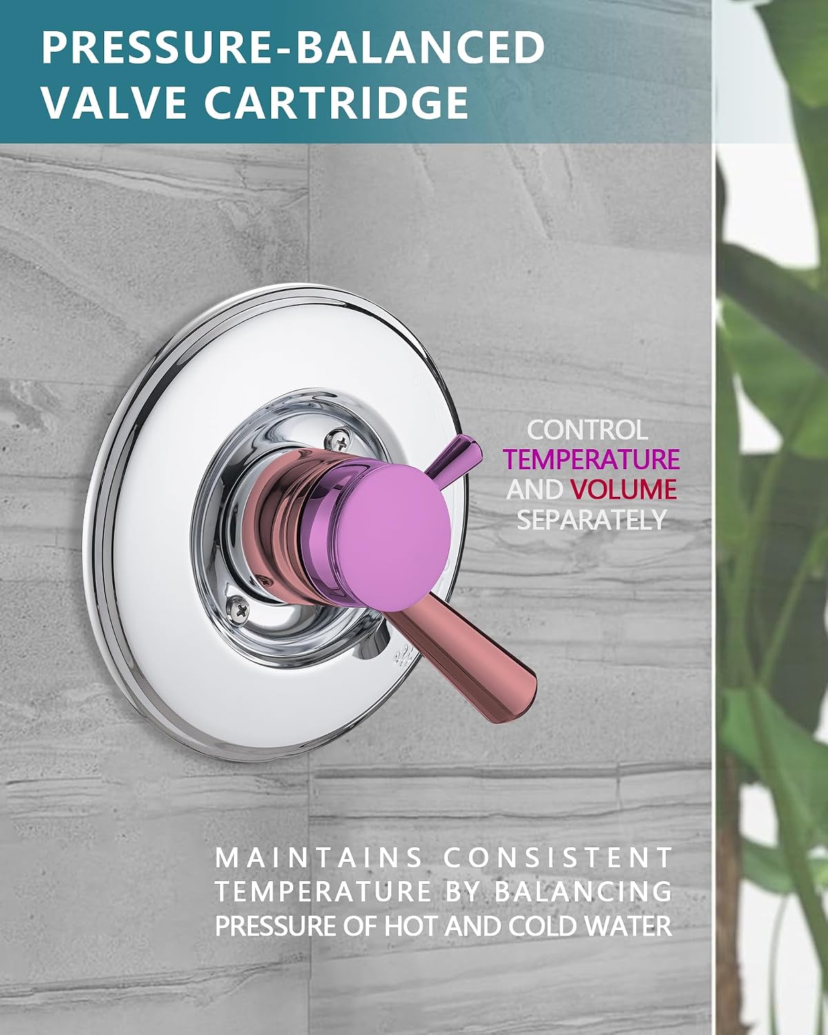 Chrome Shower Trim Kit Compati - огляд і ціна Shower Valve Cartridge