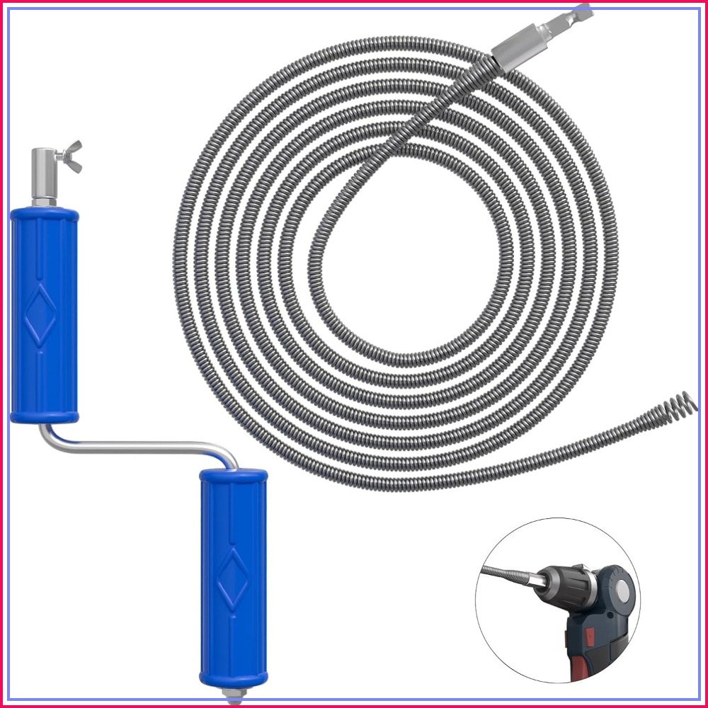 Drain Snake 16.4ft x 6mm Auto  - огляд і ціна Drain Snake Flexible